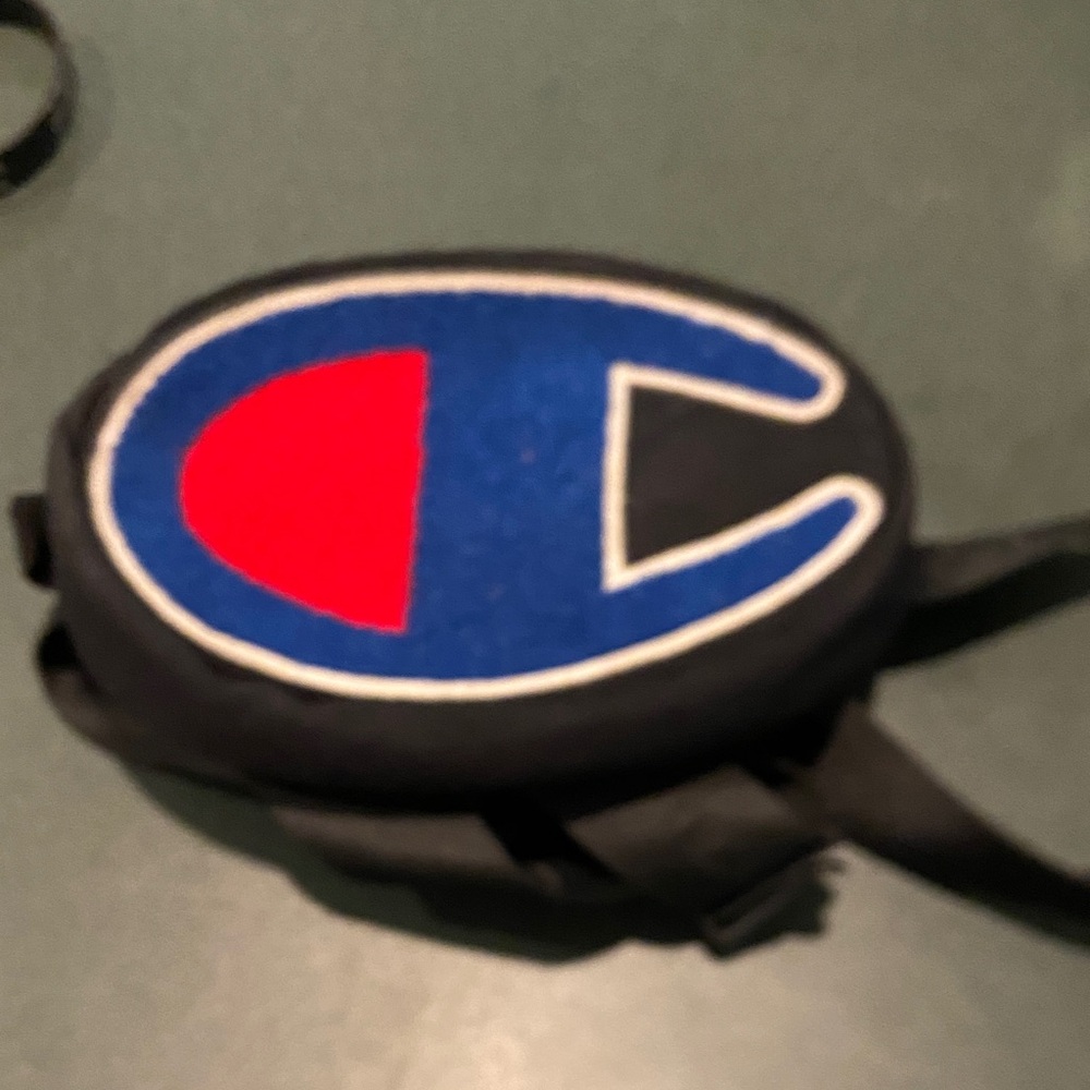Champion Black and Blue Waist Bag